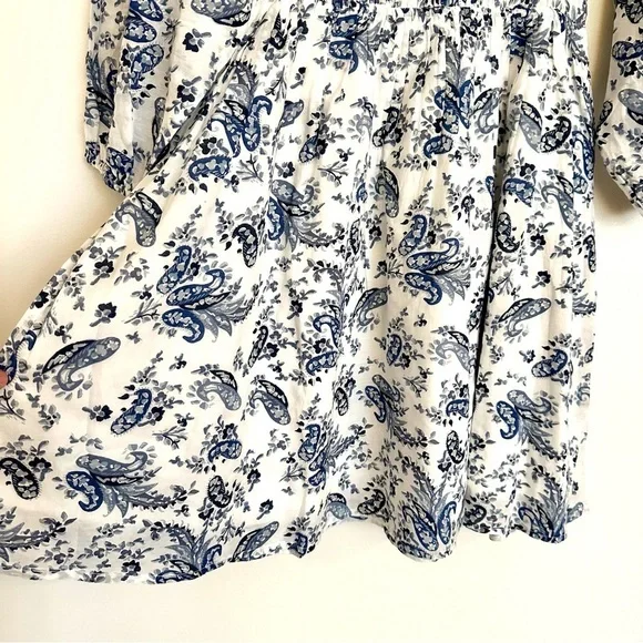 Lucky Brand Blue and White Floral Dress Size XS - Picture 5 of 16